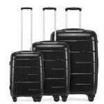 Kono set de 3 valises de voyage (55 / 65 / 74cm) rigide en polypropylne ensemble de bagages lger 4 ...