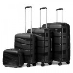 Kono set de 4 valises de voyage (34 / 55 / 66 / 76cm) rigide valise cabine � roulettes et serrure tsa ...