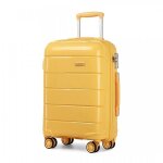 Kono valise moyenne 65x46x27cm valise de voyage rigide en polypropyl�ne ultra l�ger valises 4 roulettes ...