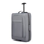 Kono valise cabine 53x36x18cm souple lgre  2 roulettes bagage  main avion voyage bagages en polyester ...