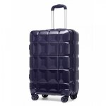 Kono valise moyenne rigide abs 62x43x26cm valise de voyage ultra l�ger valises soute avec 4 roulettes ...