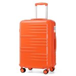 British traveller valise cabine 54x36. 5x21. 5cm valise rigide trolley en abs + pc valise de voyage avec ...