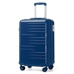 British traveller valise cabine 54x36. 5x21. 5cm valise rigide trolley en abs + pc valise de voyage avec ...