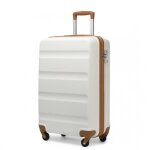Kono valise cabine 55x38x20cm valise rigide l�g�re avec 4 roulettes et serrure � combinaison (abs + pc ...