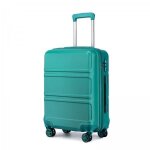 Kono valise de voyage 51. 5x21x38cm trolley rigide en abs + pc avec bagages � main � 4 roulettes et serrure ...