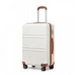 Kono valise cabine 51. 5x38x21cm ultra l�g�re rigide bagages cabine en abs valise de voyage avec 4 roulettes ...