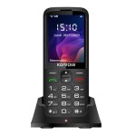 Konrow senior 280 next 4g (2. 8 - double sim - avec station de charge) noir - tout oprateurs