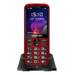 Konrow senior 280 next 4g (2. 8 - double sim - avec station de charge) rouge - tout oprateurs