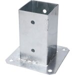 Kotarbau® pied de poteau à visser 80 x 80 mm galvanisé à chaud poteaux carrés en bois poteau support ... Kotarbau® pied de poteau à visser 80 x 80 mm galvanisé à chaud poteaux carrés en bois poteau support ...