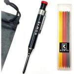 Kowys crayon chantier en métal 7 mines taille mine pochette porte mine Kowys crayon chantier en métal 7 mines taille mine pochette porte mine