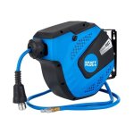 Kraftplus k. 932 - 9710 enrouleur de tuyau � air comprim� 1 / 4 - 10 m - d�vidoir mural automatique - ...