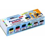 Peinture pour porcelaine - kreul - porcelain brillant - set de 6 couleurs