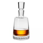 Krosno fjord décanter carafe à whisky verre 950 ml fait main Krosno fjord décanter carafe à whisky verre 950 ml fait main