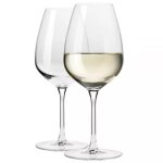 Krosno grand verre � vin blanc en cristal - lot de 2 verres - 460 ml - collection duet - lavable au lave ...