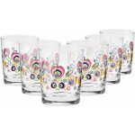 Krosno verre  eau cocktail coca cola mojito jus th - boisson gazeuse - lot de 6 gobelets - 250 ml - ...