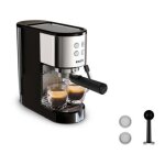 Krups machine expresso manuelle inox design compact xp441810 Krups machine expresso manuelle inox design compact xp441810