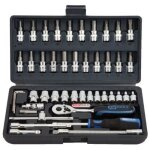 Coffret de douilles f6 1 / 4 - ks tools - 911. 0646 - 46 pcs - acier chrom - outils et accessoires