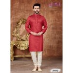 Kurta tunique indiens homme kurti rouge aktar dguisement bollywood mariage soire