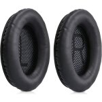 Kwmobile 2x coussinet de rechange compatible avec bose quietcomfort 35 / qc35 wireless ii - coussinets ...