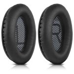 Kwmobile 2x coussinet de rechange bose quietcomfort - coussinets en mousse pour casque audio bose - noir ...