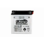 Kyoto - batterie moto 12v avec entretien yb10l - bp - 11ah acide 078l - l136mm w91mm h146