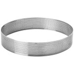 Cercle rond perfor� - lacor - 68540 - acier inoxydable - 20 cm - gris