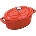 Lacor cocotte ovale 4610813 12x85 cm tous feux vitocéramique électrique gaz et induction Lacor cocotte ovale 4610813 12x85 cm tous feux vitocéramique électrique gaz et induction