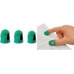 Doigtier laeufer - taille 3 - diam�tre 17 mm - couleur vert - caoutchouc thermoplastique