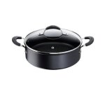 Lagostina sauteuse anti - adh�sive + couvercle 26cm noir - 012165031826