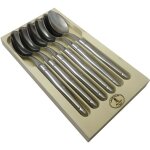 Laguiole lot de 6 cuill�res de table - inox - manche inox