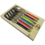 Laguiole coffret cuill�re � caf� tonic mix laguiole - lot de 6