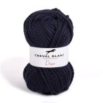 Laines cheval blanc - duo fil  tricoter 100% acrylique 50g - gros fil hiver pour tricot et crochet