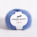 Laines cheval blanc - softine fil  tricoter 50g - 80% acrylique