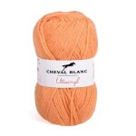 Laines cheval blanc - uttacryl fil � tricoter 100% acrylique 50g - pelote pour tricot et crochet