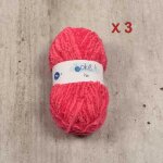 Laines ok - piwi pelote 50g - 100% polyester - laine chenille velours