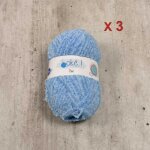 Laines ok - piwi pelote 50g - 100% polyester - laine chenille velours