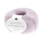 Laine rico design - essentials super kid mohair silk - 25 g - 57 - lilas clair