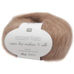 Laine - rico design - essentials super kid mohair silk - 25 g - couleur poussi�re - tricot doux