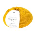 Laine - rico design - essentials mega merino chunky - 100 g - moutarde - 125 m
