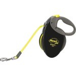 Laisse enrouleur flexi neon giant - flexi - gt3 - 210 - s - neo - 12 - noir et jaune - pour chiens jusqu� ...
