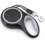 Laisse enrouleur pour gros chien hautst 8m nylon solide gris