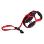 Laisse enrouleur - kong - 75m - rouge - pour chien - r�sistante et confortable