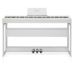 Lalaho - piano lectronique - piano numrique avec 88 touches et support - blanc