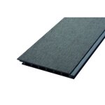 Lame de bardage bois composite alvolaire - l: 270 cm - l: 17. 1 cm - e: 1. 5 cm - gris anthracite