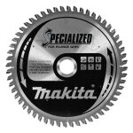 Lame carbure makita b - 09307 (b - 33021) forme tcg spcialise aluminium pour scies plongeantes  165 ...
