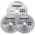 Lame scie circulaire - hychika - 85 mm - 3 pcs - hw / hs / diamond - al�sage 10 mm