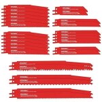 Lames de scie sabre - hychika - 32 pcs - acier au carbone - bim�tal - pour bois et m�tal