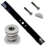 Lame + support de lame + clavette + vis pour castelgarden r534tr r534tre