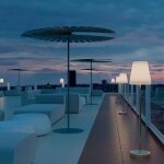 Lampadaire - newgarden - moovere - 120cm - solaire - led / rgb - rsistant aux intempries