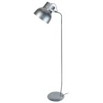 Lampadaire cloche e27 23 w 150 cm gris